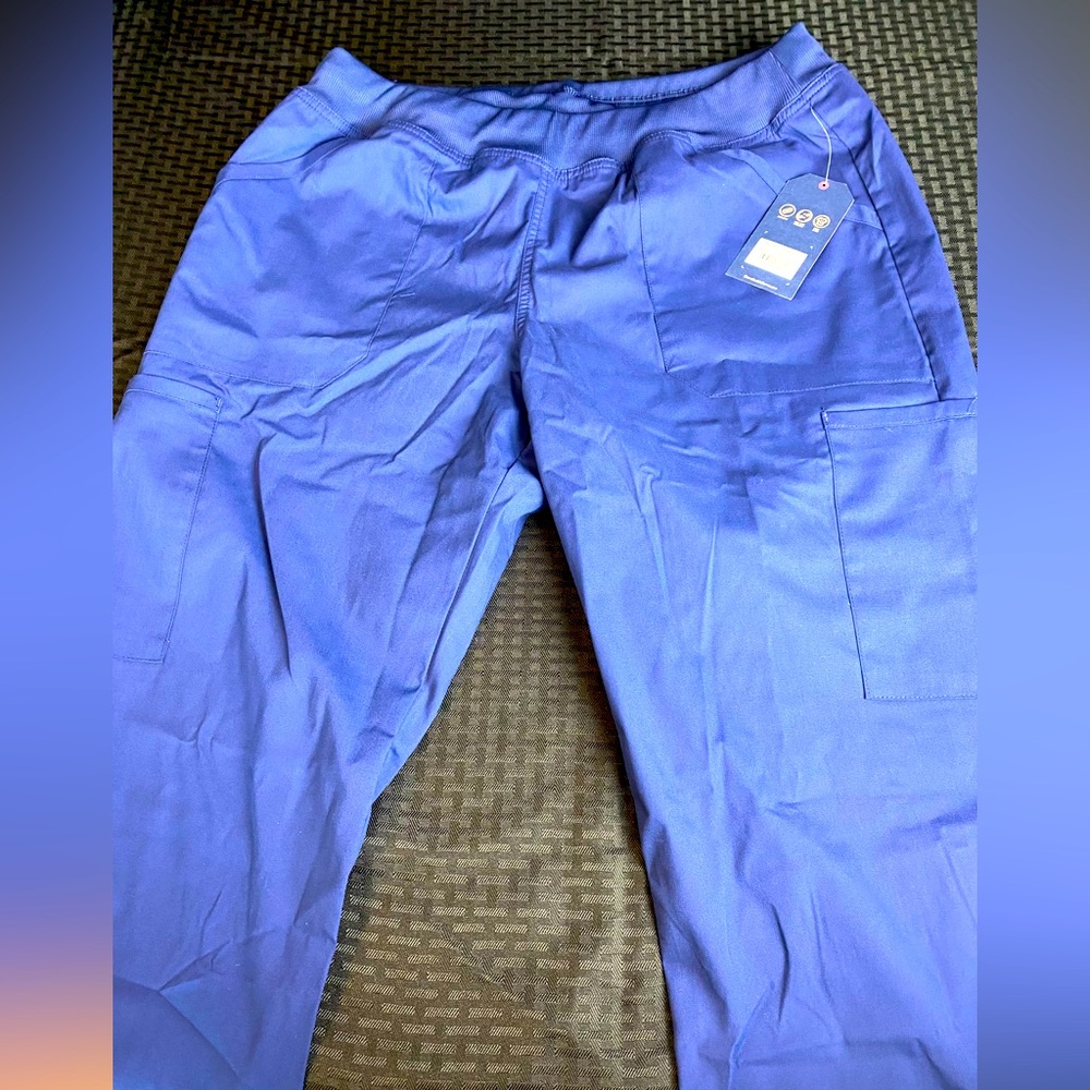 Women’s Cherokee Workwear, Scrub Bottom Medical Uniform Pants, Navy Large